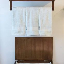 Eccostyle Solid Bamboo Spa Or Bath 2 Door Wall Hanging Space Saver Cabinet - Caramel -Kraus Shop c8d1679101722c91 1854 w800 h800 b0 p0