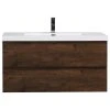 Bathroom Vanity Wholesale INC. MOB 42" Wall Mounted Vanity With Reinforced Acrylic Sink, Rosewood -Kraus Shop c9b1dd7009371fea 7303 w800 h800 b1 p0