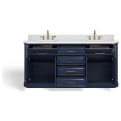 MOD The Jazz Bathroom Vanity, Double Sink, 72", Blue, Freestanding -Kraus Shop ca21bc9b03d9a4b8 8142 w800 h800 b1 p0