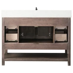 Urban Furnishing Harvey Farmhouse Bathroom Sink Vanity Brown Spruce, 48" -Kraus Shop ca51842f016a744c 5307 w800 h800 b1 p0