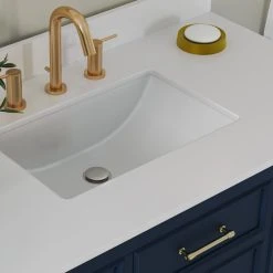 MOD The Brody Bathroom Vanity, Single Sink, 42", Navy Blue, Freestanding -Kraus Shop caa18f6103d99123 3227 w800 h800 b0 p0