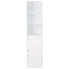 GDFStudio Lauren Modern Free Standing Bathroom Linen Tower Storage Cabinet, Matte White -Kraus Shop cb21adf70f905865 0826 w800 h800 b1 p0