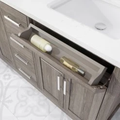 Art Bathe Kali Vanity With Power Bar And Drawer Organizer, French Gray, 60" -Kraus Shop cb813ea00f9b1d21 5929 w800 h800 b0 p0