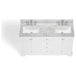 MOD Cascade Bath Vanity, White, 60", Brushed Nickel Hardware, Double, Freestanding 27 MOD Cascade Bath Vanity, White, 60", Brushed Nickel Hardware, Double, Freestanding -Kraus Shop cc81531803472e93 7155 w800 h800 b1 p0