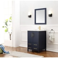 Legion Furniture Solid Wood Lacquer Vanity With Mirror & Gold Handles, 24" 11 Legion Furniture Solid Wood Lacquer Vanity With Mirror & Gold Handles, 24" -Kraus Shop cc91da1e0bf58b7a 6132 w800 h800 b0 p0