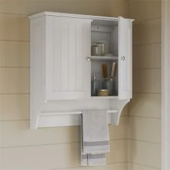 RiverRidge Home RiverRidge Ashland Two-Door Transitional Wood Wall Cabinet In White -Kraus Shop d101e9d203b27844 2020 w800 h800 b0 p0
