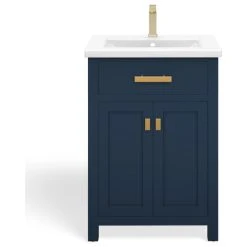 MOD Savoy Bath Vanity, Single Sink, 24", Blue, Freestanding, Mirror 23 MOD Savoy Bath Vanity, Single Sink, 24", Blue, Freestanding, Mirror -Kraus Shop d301810403d9a4c7 8149 w800 h800 b1 p0