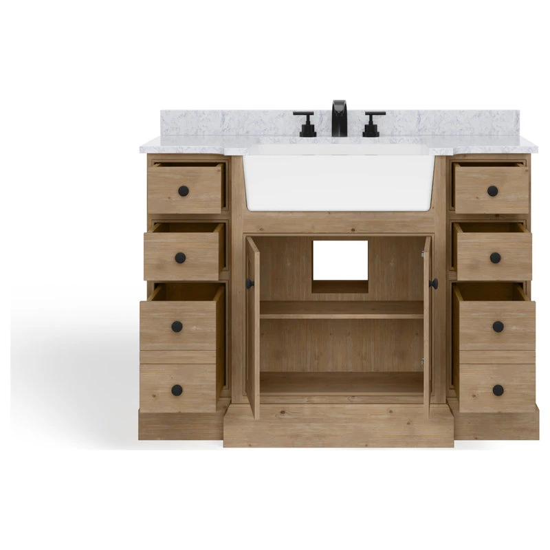 MOD Fermo Bath Vanity, Weathered Fir, 48", Single Sink, Freestanding 14 MOD Fermo Bath Vanity, Weathered Fir, 48", Single Sink, Freestanding - Image 12