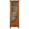 Versanora Wooden Bathroom Linen Storage Cabinet Oil Oak
