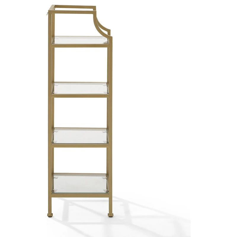 Crosley Aimee Short Etagere Soft Gold 6 Crosley Aimee Short Etagere Soft Gold - Image 4