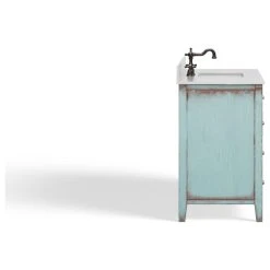 MOD The Aurora Bathroom Vanity, Single Sink, 47", Blue, Freestanding -Kraus Shop d741f3fd03d99140 9931 w800 h800 b1 p0
