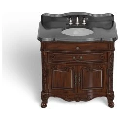 MOD The Wallingford Bathroom Vanity, Single Sink, 36", Brown, Freestanding -Kraus Shop d7b1544703d9921b 0707 w800 h800 b1 p0