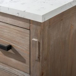 Urban Furnishing Harvey Farmhouse Bathroom Sink Vanity Brown Spruce, 42" -Kraus Shop da519b5c0056fd80 5307 w800 h800 b0 p0