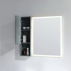 Dowell K&B Supplies Oates 9" Side Cabinet, Bluish-Green -Kraus Shop dc211fa2012fcd68 0395 w800 h800 b0 p0