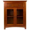 Glitzhome 32"H Wooden Shelved Floor Storage Cabinet With 1 Drawer And Double Doo -Kraus Shop dc4170b80655fa8c 9385 w800 h800 b1 p0