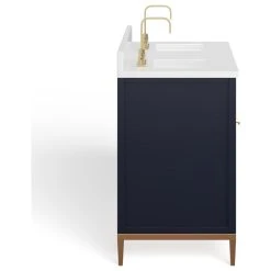 MOD The Wimberley Bathroom Vanity, Double Sink, 60", Navy Blue, Freestanding -Kraus Shop df717b1503d9917d 3173 w800 h800 b1 p0