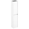 WS Bath Collections Ambra Column Bathroom Column, Gloss White