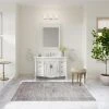 MOD Margaret Bath Vanity, White, 48", Single Sink, With Mirror, Freestanding -Kraus Shop e3a1980c03d990c5 8306 w800 h800 b0 p0