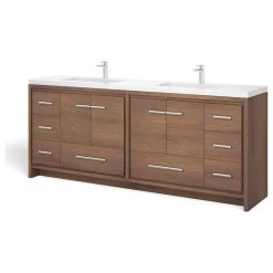 MOD The Sonora Bathroom Vanity, Double Sink, 84", Rosewood, Freestanding -Kraus Shop e4c18a7a03d9cba8 8138 w800 h800 b1 p0