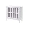 Imtinanz Beautiful White Wood Bathroom Storage Floor Cabinet