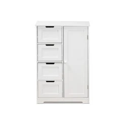Wholesale Interiors Baxton Studio Modern Storage Cabinet With White Finish SR191194-White-Cabinet -Kraus Shop e671a771011836c5 8829 w800 h800 b1 p0