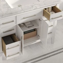 MOD The Fairmont Bathroom Vanity, Single Sink, 42", White, Freestanding -Kraus Shop e69145c403c743e9 3761 w800 h800 b0 p0