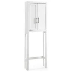 Crosley Savannah Wooden Bathroom Spacesaver In White