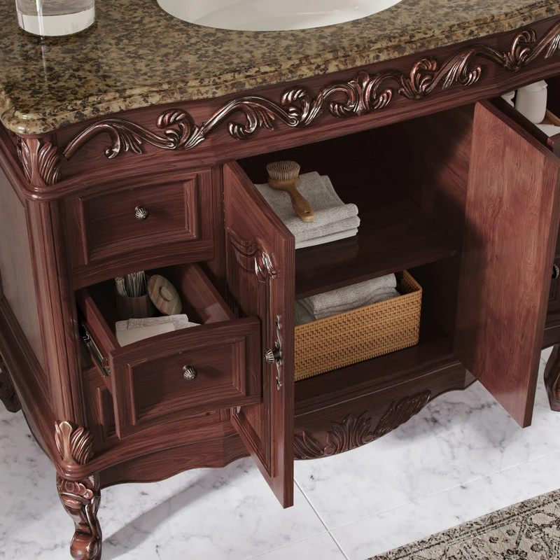 MOD The Agnes Bathroom Vanity, Single Sink, 42", Brown, Freestanding 7 MOD The Agnes Bathroom Vanity, Single Sink, 42", Brown, Freestanding - Image 5