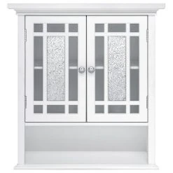 Versanora Wooden Bathroom Wall Storage Cabinet 2 Door