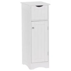 RiverRidge Home RiverRidge Ashland Slim Transitional Wood Cabinet With Drawer In White