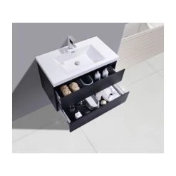 Bathroom Vanity Wholesale INC. MOB 36" Wall-Mounted Single Bathroom Vanity In Black -Kraus Shop ec11f1210935efa1 2531 w800 h800 b0 p0