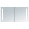 Innoci-usa Electric LED Mirror Vanity Cabinet Double Door, LED Tubes, 40 X 26