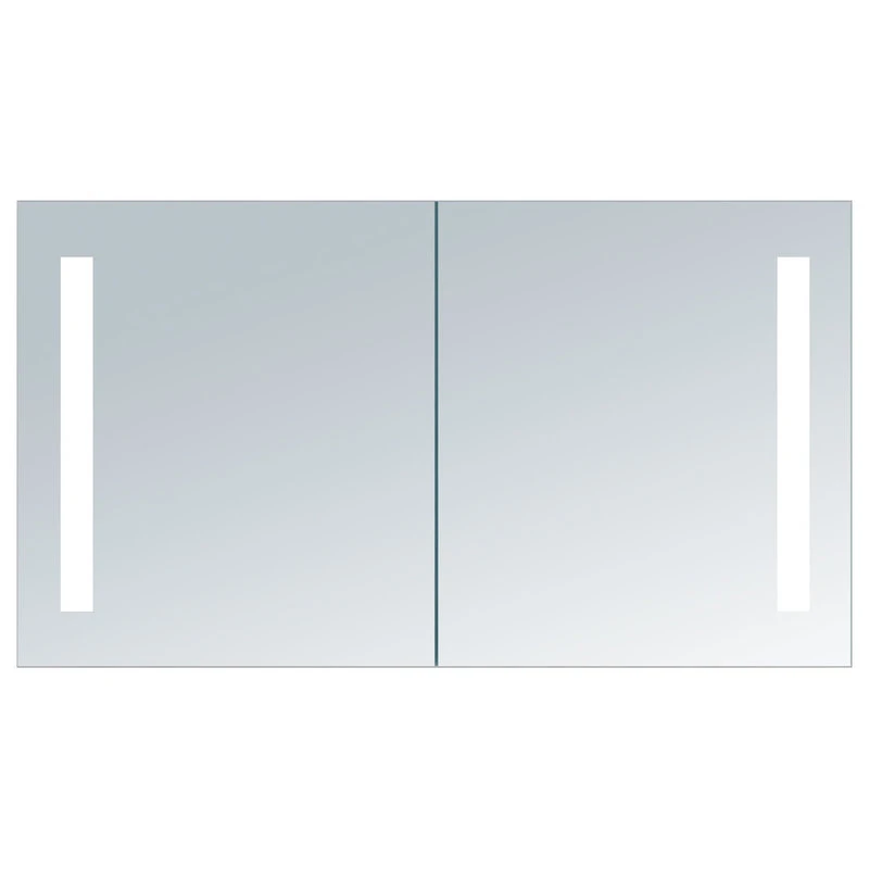 Innoci-usa Electric LED Mirror Vanity Cabinet Double Door, LED Tubes, 40 X 26 3 Innoci-usa Electric LED Mirror Vanity Cabinet Double Door, LED Tubes, 40 X 26
