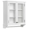 Bolton Furniture, Inc. Dorset Bath 27"W X 29"H Wall Mounted Cabinet, Mirror And Towel Rod