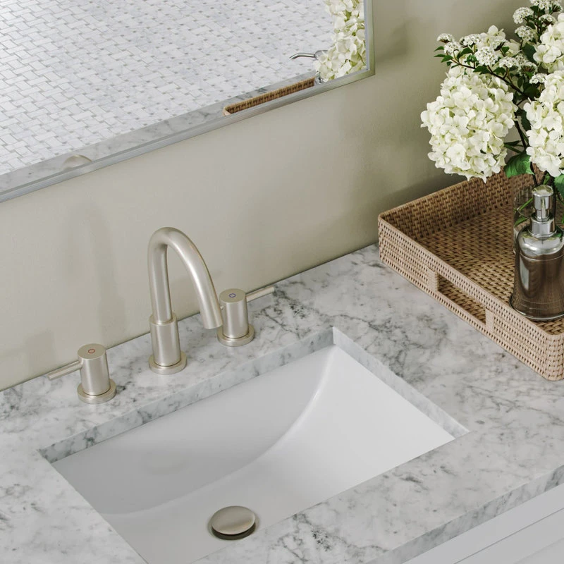 MOD The Kennedy Bathroom Vanity, Double Sink, 84", White, Freestanding 6 MOD The Kennedy Bathroom Vanity, Double Sink, 84", White, Freestanding - Image 4