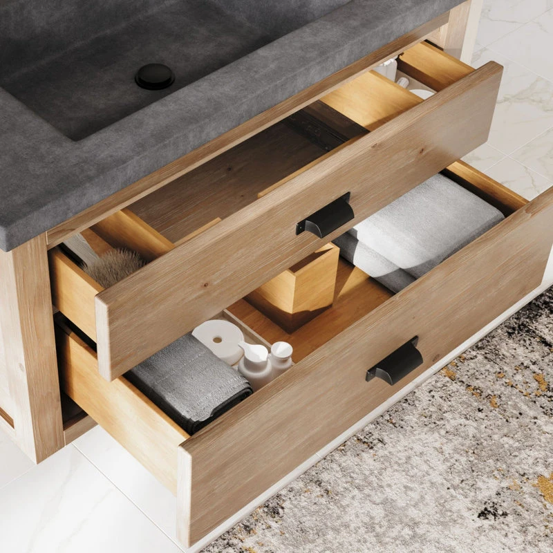 MOD The Stowe Bathroom Vanity, Weathered Fir, 36", Single Sink, Wall Mounted 7 MOD The Stowe Bathroom Vanity, Weathered Fir, 36", Single Sink, Wall Mounted - Image 5