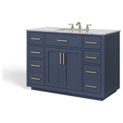 MOD The Yukon Bathroom Vanity, Single Sink, 48", Royal Blue -Kraus Shop ef81471203d9a9b6 9384 w800 h800 b1 p0