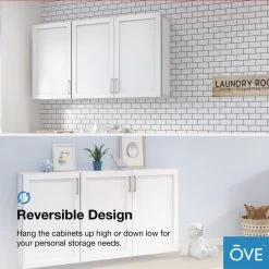 Ove Decors Caby 36"x30" Wall Cabinet, Pure White With Hardware -Kraus Shop efc1970102cf01aa 1101 w800 h800 b0 p0