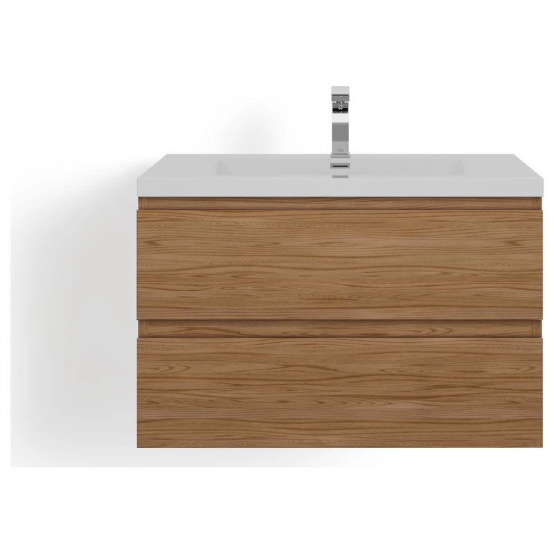 MOD Beacon Bath Vanity, Natural Oak, 36", Single Sink, Floating 10 MOD Beacon Bath Vanity, Natural Oak, 36", Single Sink, Floating - Image 8