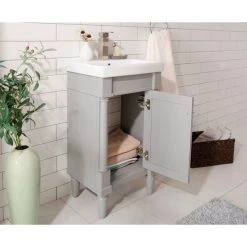 Legion Furniture Evarly Single-Sink Vanity, Gray, 18" -Kraus Shop f1716ec500ba8a26 8043 w800 h800 b0 p0