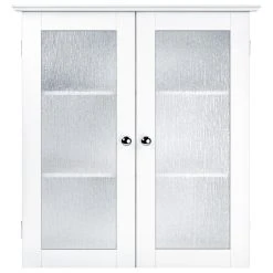 Versanora Wooden Bathroom Wall Storage Cabinet 2 Doors