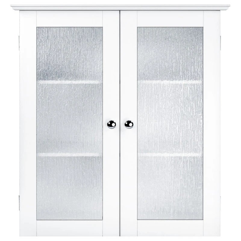 Versanora Wooden Bathroom Wall Storage Cabinet 2 Doors 3 Versanora Wooden Bathroom Wall Storage Cabinet 2 Doors