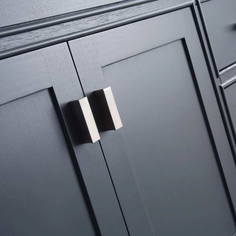 Ari Kitchen & Bath Danny 72" Double Bathroom Vanity In Maple Gray With Italian Carrara Marble Top 6 Ari Kitchen & Bath Danny 72" Double Bathroom Vanity In Maple Gray With Italian Carrara Marble Top - Image 4