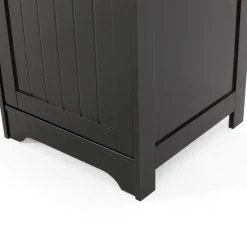 GDFStudio Lauren Modern Free Standing Bathroom Linen Tower Storage Cabinet, Black -Kraus Shop f4e1177f0f9069b3 0870 w800 h800 b0 p0