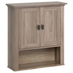 RiverRidge Home RiverRidge Hayward Two-Door Transitional Wood Wall Cabinet In Light Veneer Brown