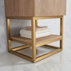 Vinnova Alistair 18" Single Bathroom Vanity In North American Oak With Vibrant White Stone Top 18 Vinnova Alistair 18" Single Bathroom Vanity In North American Oak With Vibrant White Stone Top -Kraus Shop f8f1c99401cecbe9 8728 w800 h800 b0 p0