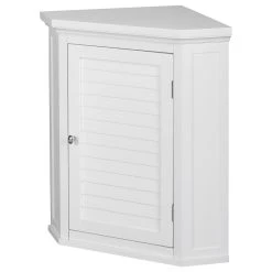 Teamson US Inc. Wooden Bathroom Glancy Corner Storage Cabinet