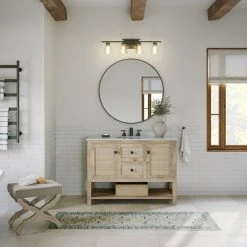 MOD Kerry Bath Vanity, Single Sink, 48", Natural, Freestanding -Kraus Shop f9a1f13403d04443 6484 w800 h800 b0 p0