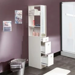 Symbiosis Split Dividing Element For Bathroom, White 9 Symbiosis Split Dividing Element For Bathroom, White -Kraus Shop fde10e650afabcc0 2774 w800 h800 b0 p0