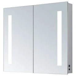 Innoci-usa Electric LED Mirror Vanity Cabinet Double Door, LED Tubes, 30 X 26 -Kraus Shop fe11456a09fcb5eb 3370 w800 h800 b1 p0